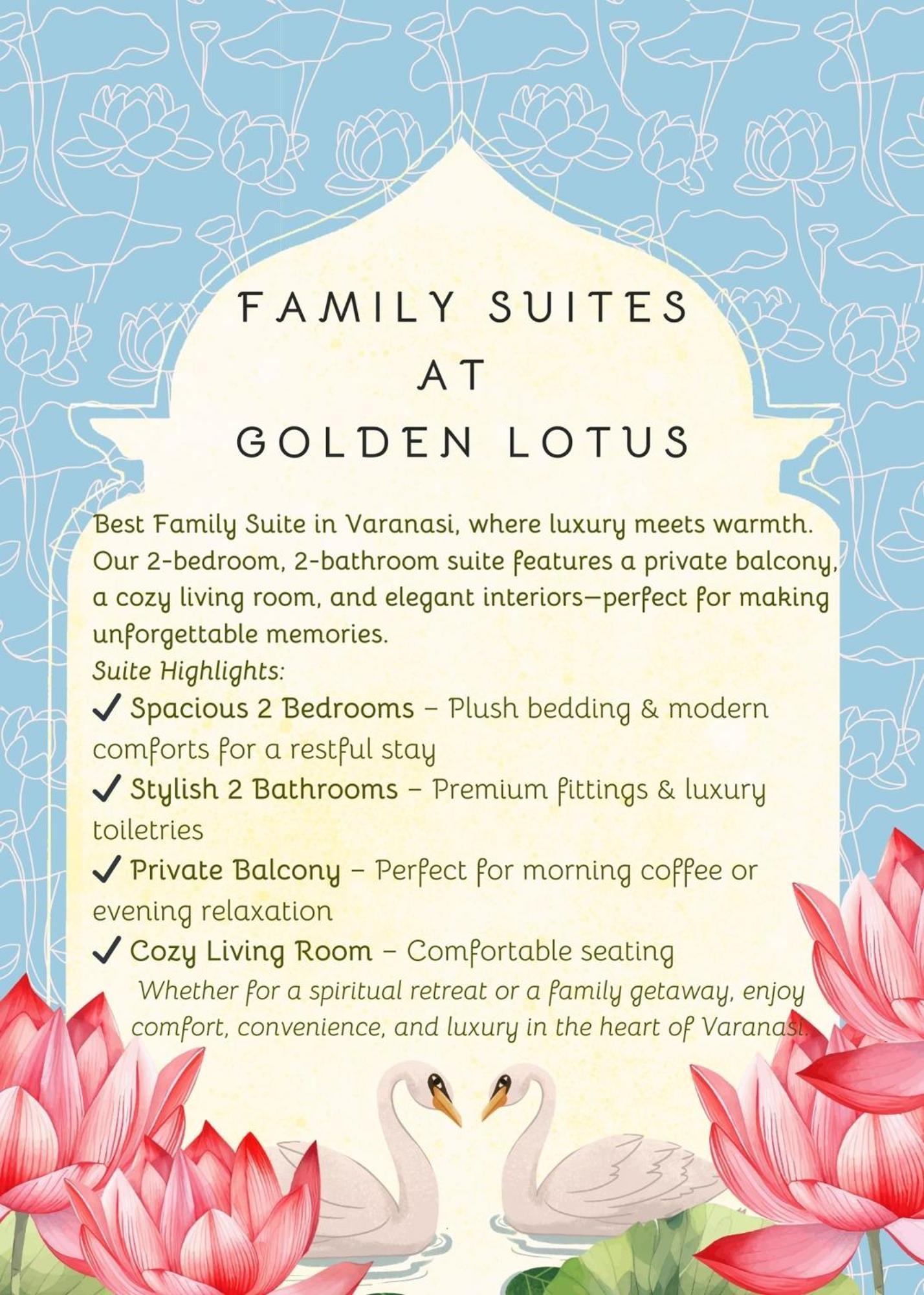Hotel Golden Lotus Varanasi Exterior foto
